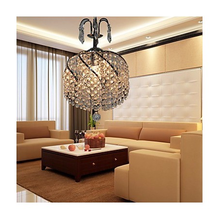 Stilvolle Kristall-Pendelleuchte mit 1 Licht Stilvolle Kristall-Pendelleuchte mit 1 Licht