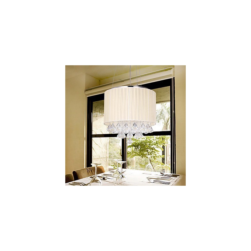 Elegante Kristall-Pendelleuchte mit 4 Lichtern