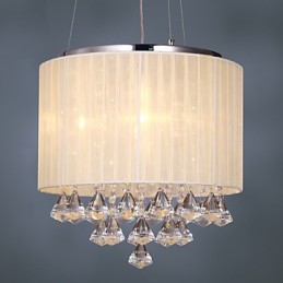 Elegante Kristall-Pendelleuchte mit 4 Lichtern