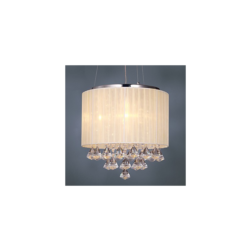 Elegante Kristall-Pendelleuchte mit 4 Lichtern