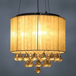 Elegante Kristall-Pendelleuchte mit 4 Lichtern