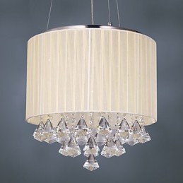 Elegante Kristall-Pendelleuchte mit 4 Lichtern