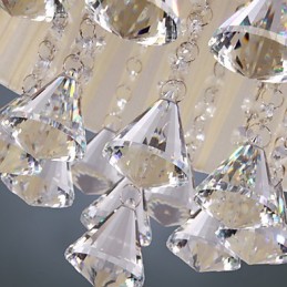 Elegante Kristall-Pendelleuchte mit 4 Lichtern