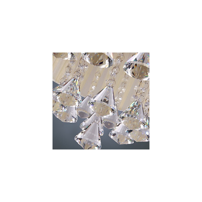 Elegante Kristall-Pendelleuchte mit 4 Lichtern