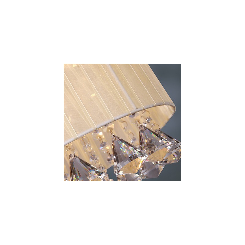 Elegante Kristall-Pendelleuchte mit 4 Lichtern