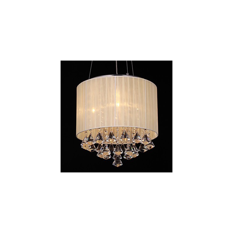 Elegante Kristall-Pendelleuchte mit 4 Lichtern
