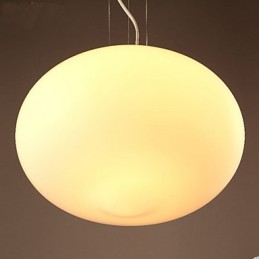 Milchweißes Glas Creative Cafe Einfache Pendelleuchte
