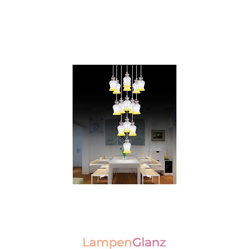 Restaurant 15 Kopf des modernen einfachen Kristall Anhänger Anhänger