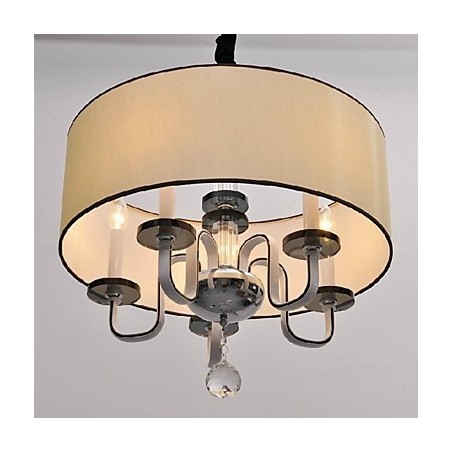 Moderne zeitgenössische Kristall Chrom Metall Pendelleuchte Moderne zeitgenössische Kristall Chrom Metall Pendelleuchte