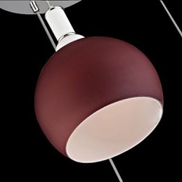 Moderne, zeitgenössische Pendelleuchte im Mini-Stil mit galvanisierter Beschichtung
