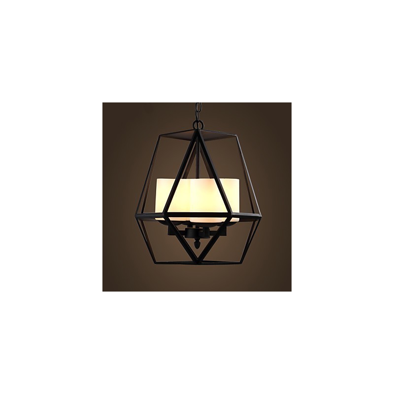 Top level Americange Vintage schwarz Eisen Lampe Moderne Kronleuchter Kronleuchter 4 lichter