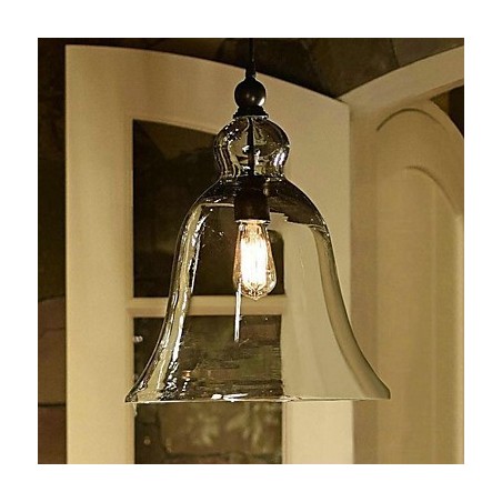 Pendelleuchte im Mini-Stil mit Malerei aus Glas Pendelleuchte im Mini-Stil mit Malerei aus Glas