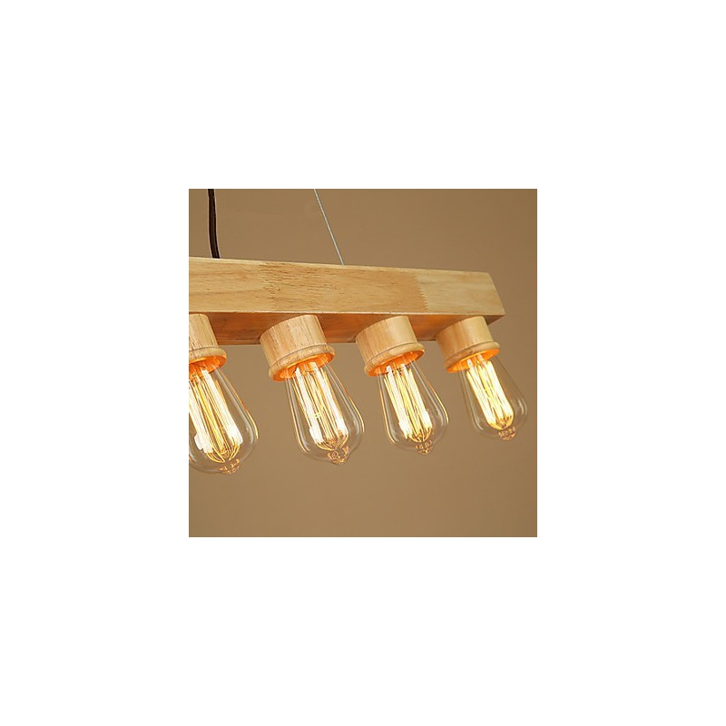 Pendelleuchten Country Holz Bambus