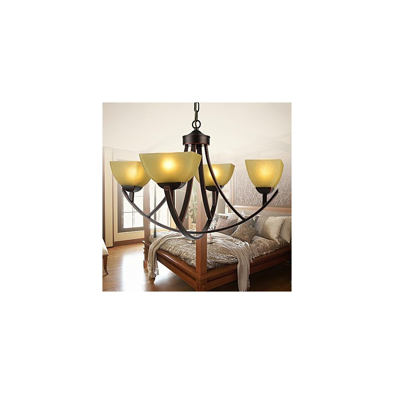 Kronleuchter 4 Lichter Traditionell Klassisch Vintage Metall