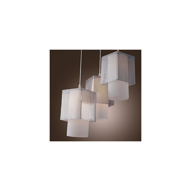 Moderne, zeitgenössische Pendelleuchte im Mini-Stil mit galvanisierter Beschichtung