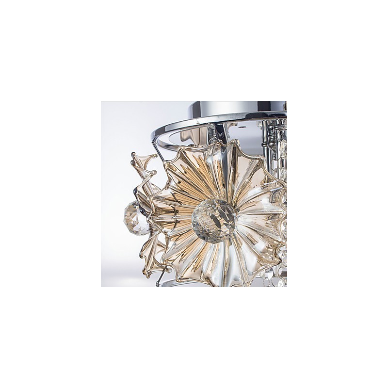 Moderne klare Kugel Glanz Kristall Kronleuchter Deckenleuchte Home Decor Suspension Pendelleuchte Leuchte Licht