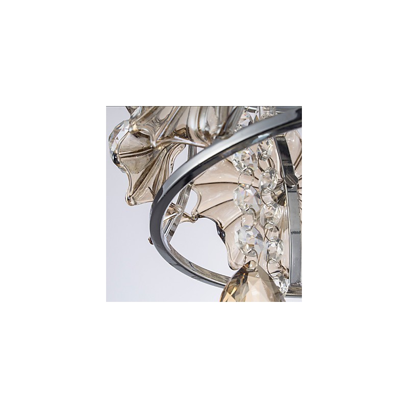 Moderne klare Kugel Glanz Kristall Kronleuchter Deckenleuchte Home Decor Suspension Pendelleuchte Leuchte Licht