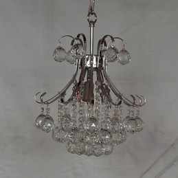 Moderne zeitgenössische Kristall Mini Stil Galvanisierte Kronleuchter Pendelleuchte