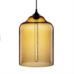 Retro Kreative Einkopf Glas Pendelleuchte Cafe Im Goldfischglas