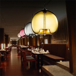 Retro Kreative Einkopf Glas Pendelleuchte Cafe Im Goldfischglas