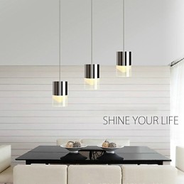 3 Lichter Pendelleuchte Modern Zeitgenössisch Metall