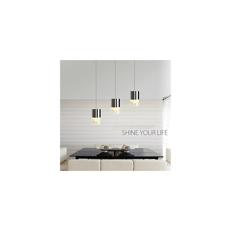 3 Lichter Pendelleuchte Modern Zeitgenössisch Metall