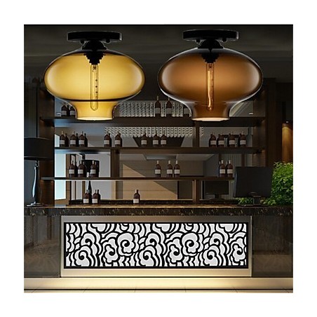 Retro Kreative Einkopf Glas Pendelleuchte Cafe Im Goldfischglas Retro Kreative Einkopf Glas Pendelleuchte Cafe Im Goldfischglas