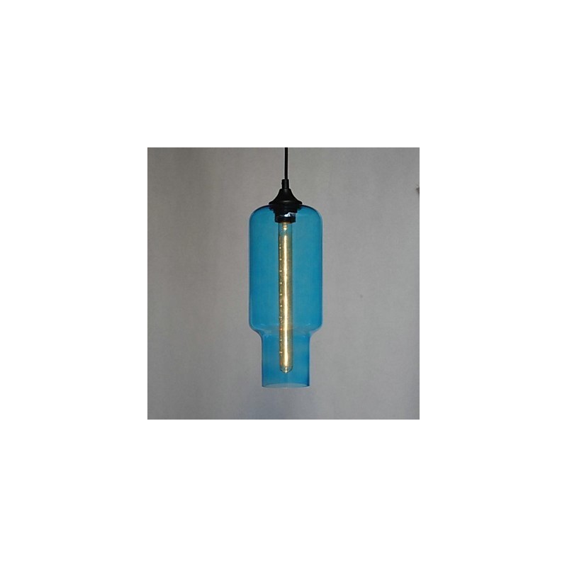Moderne Glas-Pendelleuchte im braunen Blasen-Design