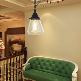 Pendelleuchten Traditionell Klassisch Vintage Retro Landhaus Garage Metall