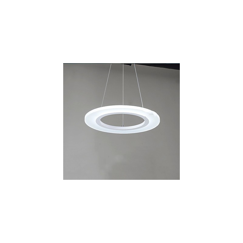 Pendelleuchte Runder Deckenleuchter Milchig Acryl Deckenleuchten mit Einzelring