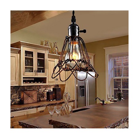 Amerikanischen Land Industrielle Wind Lampe Retro Kleine Kronleuchter Eisen Käfig Amerikanischen Land Industrielle Wind Lampe Retro Kleine Kronleuchter Eisen Käfig