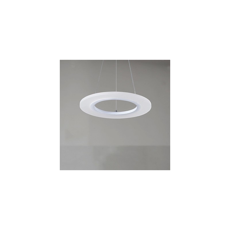 Pendelleuchte Runder Deckenleuchter Milchig Acryl Deckenleuchten mit Einzelring