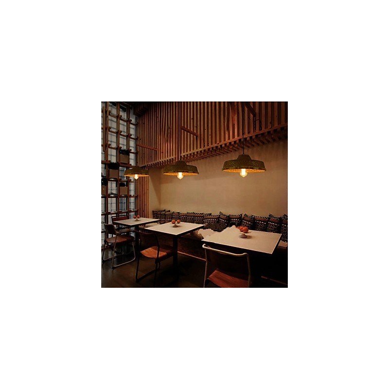 1 Kopf des Americange Museum Creative Bamboo Strohhut Light Simple