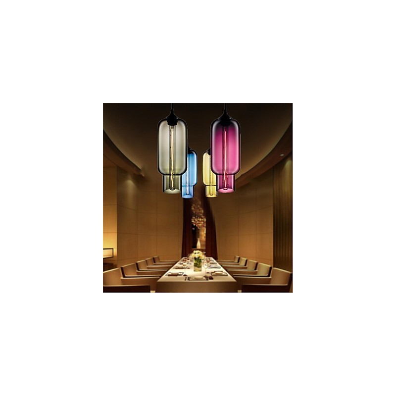 Retro Kreative Einkopf Glas Pendelleuchte Cafe Im Goldfischglas