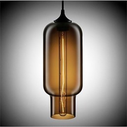 Retro Kreative Einkopf Glas Pendelleuchte Cafe Im Goldfischglas