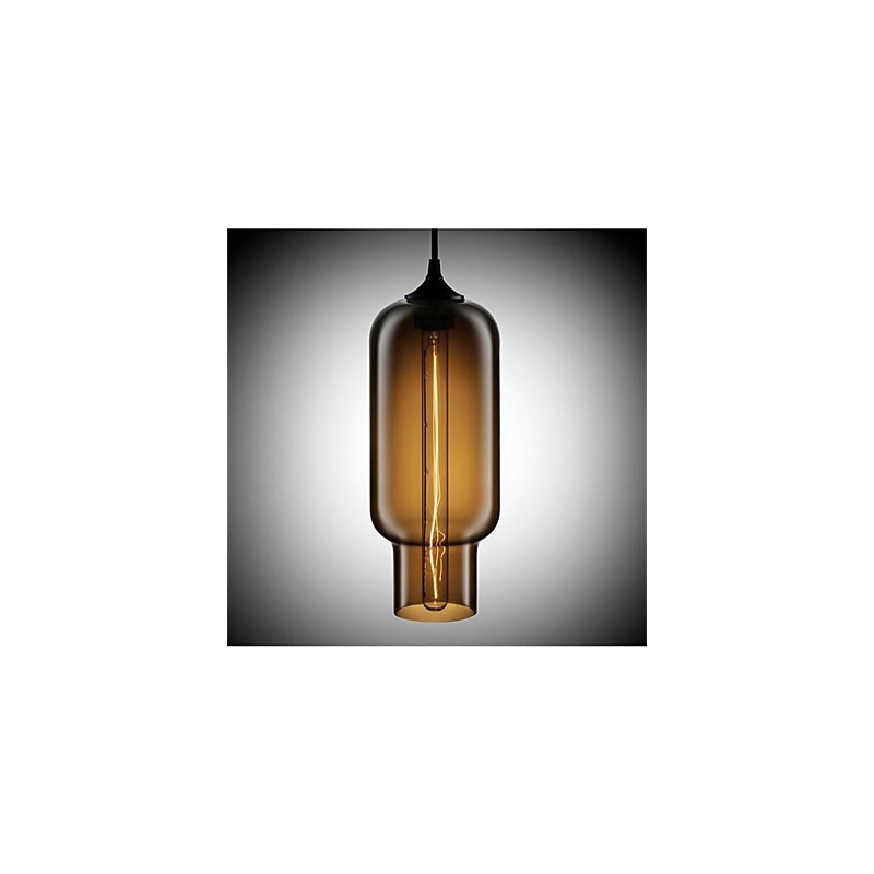 Retro Kreative Einkopf Glas Pendelleuchte Cafe Im Goldfischglas