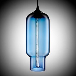 Retro Kreative Einkopf Glas Pendelleuchte Cafe Im Goldfischglas
