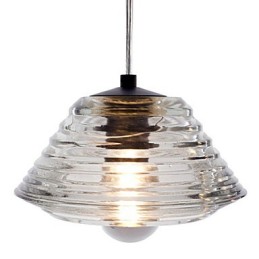 Moderne zeitgenössische Pendelleuchte aus Glas