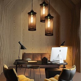 Kreative Metall Mesh Pendelleuchte Einfache Pendelleuchten Cafe Pendelleuchte