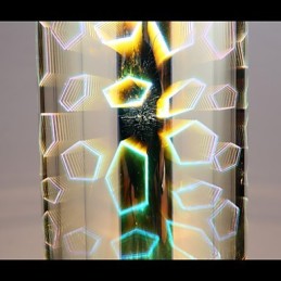 Dream Lasergravur verchromte Pendelleuchte L
