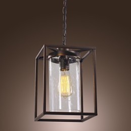 Traditionelle Klassische Vintage Laterne Mini Stil Galvanisierte Pendelleuchte