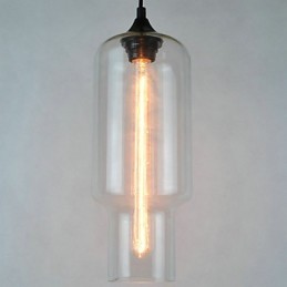Moderne Glas-Pendelleuchte im braunen Blasen-Design