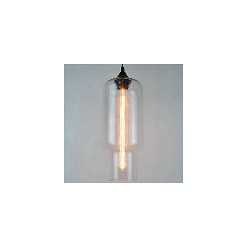 Moderne Glas-Pendelleuchte im braunen Blasen-Design
