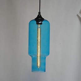 Moderne Glas-Pendelleuchte im braunen Blasen-Design