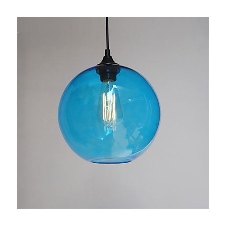 Moderne Glas-Hängeleuchte im runden blauen Blasen-Design Moderne Glas-Hängeleuchte im runden blauen Blasen-Design