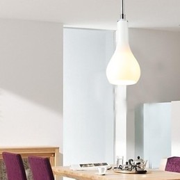 Moderne Pendelleuchte aus verchromtem Metall im Mini-Stil