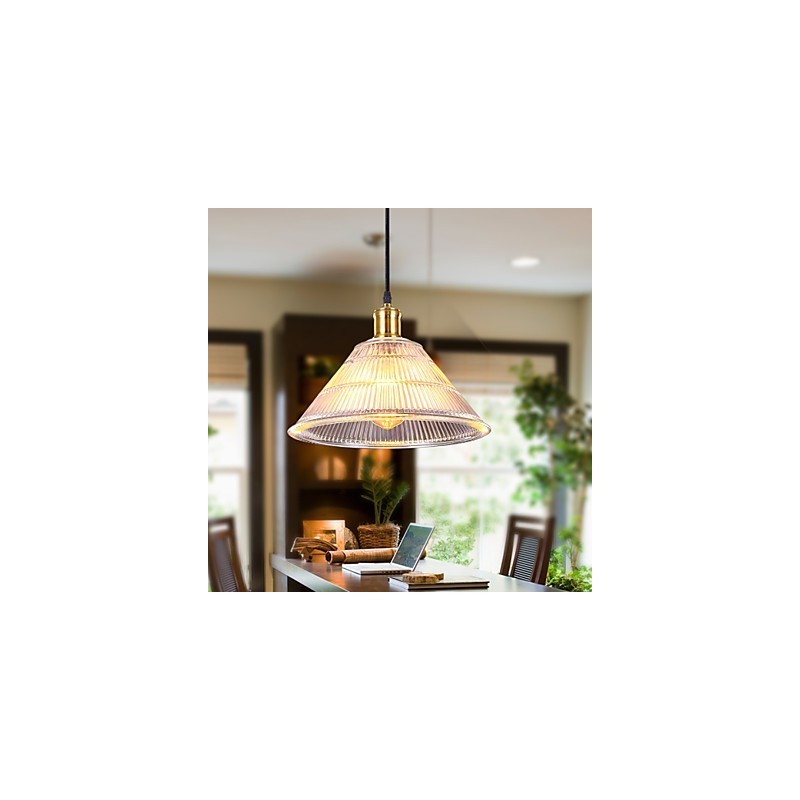 Vertraglich Amerikanischen Ländlichen Industrielle Glas Retro Droplight Falls Lampe