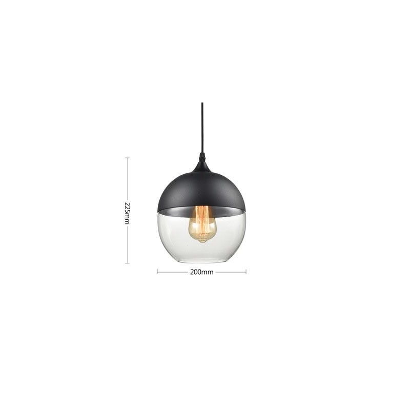 Die Kunst-Kronleuchterlampe aus Schmiedeeisen und Glas von The Nordic Creative Stair Shop