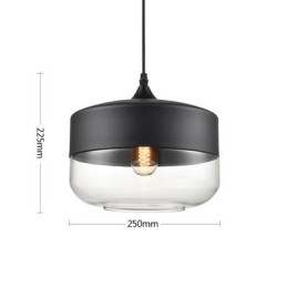 Die Kunst-Kronleuchterlampe aus Schmiedeeisen und Glas von The Nordic Creative Stair Shop
