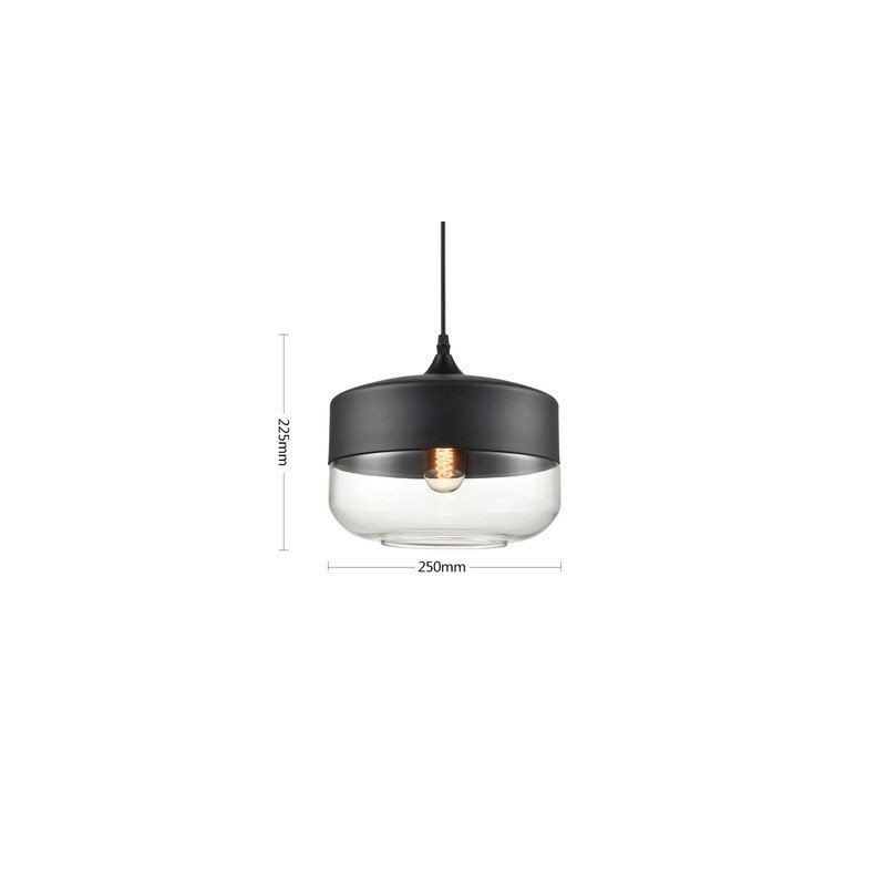 Die Kunst-Kronleuchterlampe aus Schmiedeeisen und Glas von The Nordic Creative Stair Shop